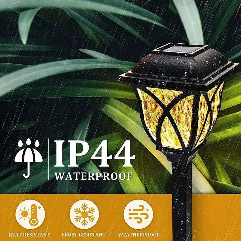 Afralia™ Solar Lawn Lights: Outdoor Waterproof Warm Light for Garden Decoration in Walkway, Path, Yard, Driveway"