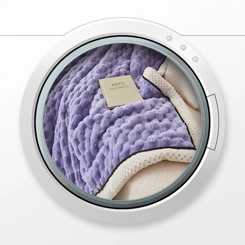 Afralia™ Cozy Taffeta Velvet Blanket - Soft Plush Fluffy Warm Comforter for Bedroom