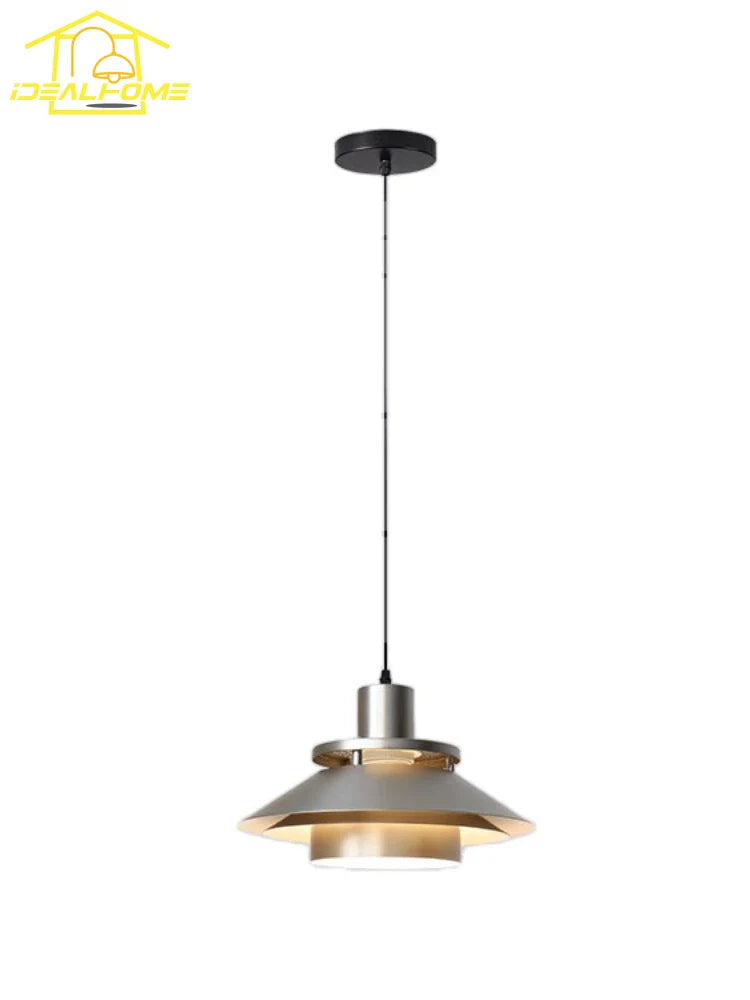 Afralia™ Industrial Retro LED Bedside Pendant Lights for Bedroom, Kitchen, Dining Room