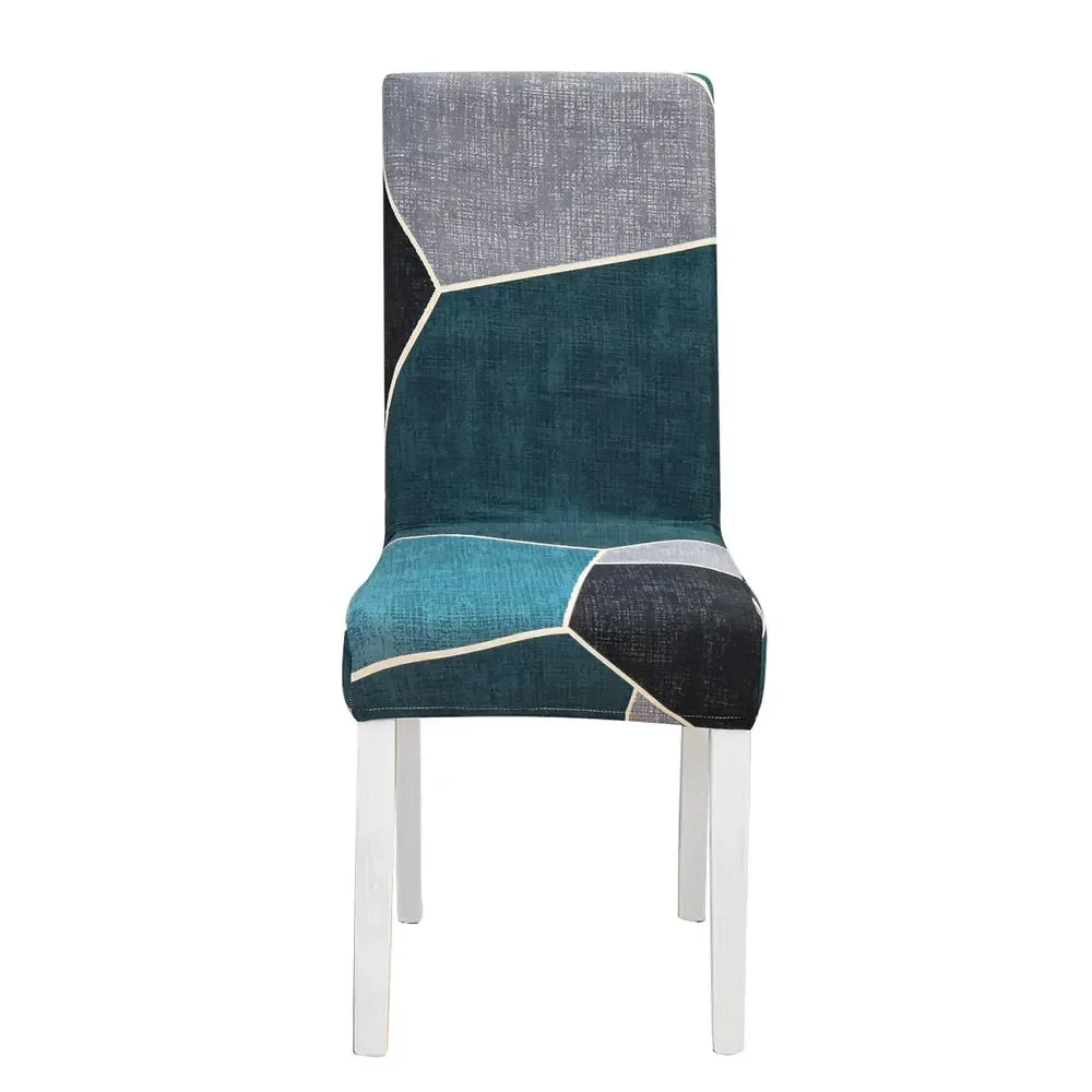 Afralia™ Geometric Stretch Chair Cover Slipcovers | Elastic Seat Case