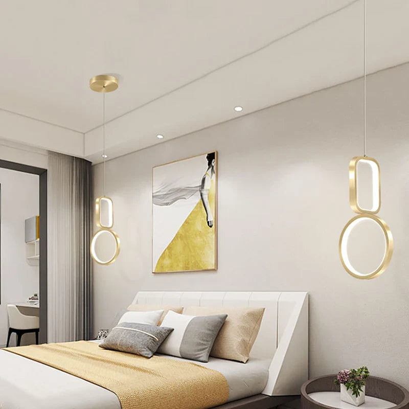 Afralia™ LED Pendant Light: Modern Indoor Lighting for Living Room, Dining, and Bedroom