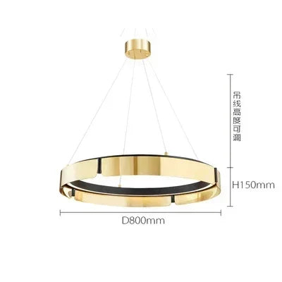 Afralia™ LED Chandelier: Modern Minimalist Pendant Light for Living, Dining, Kitchen, Bedroom