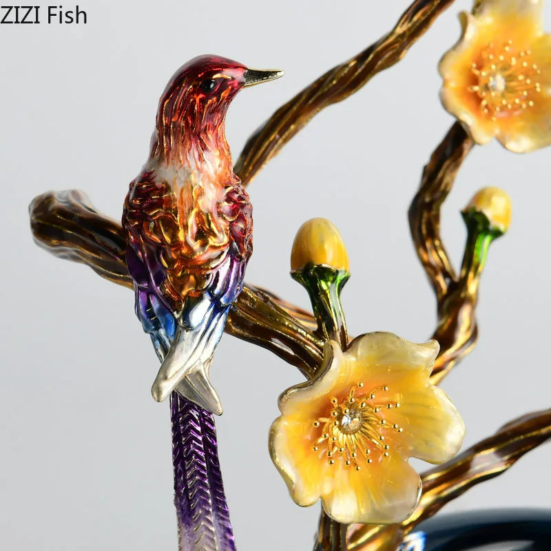 Afralia™ Ocean Heart Glass Vase - Transparent Blue Floral Room Decor