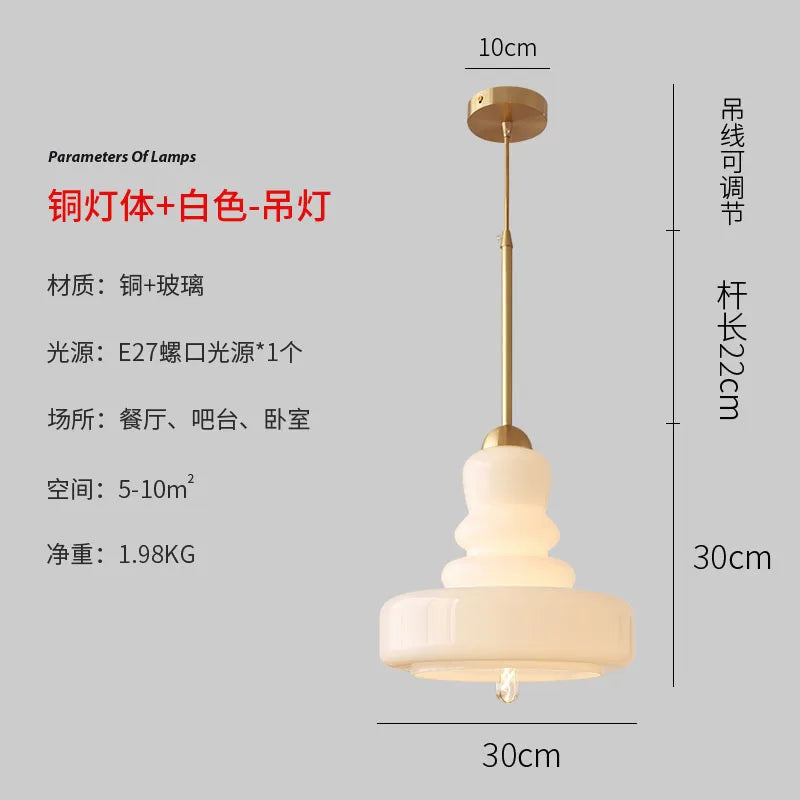 Afralia™ Colorful Gourd Pendant Lights for Restaurant, Kitchen, Bedroom, Bar, Dining Room