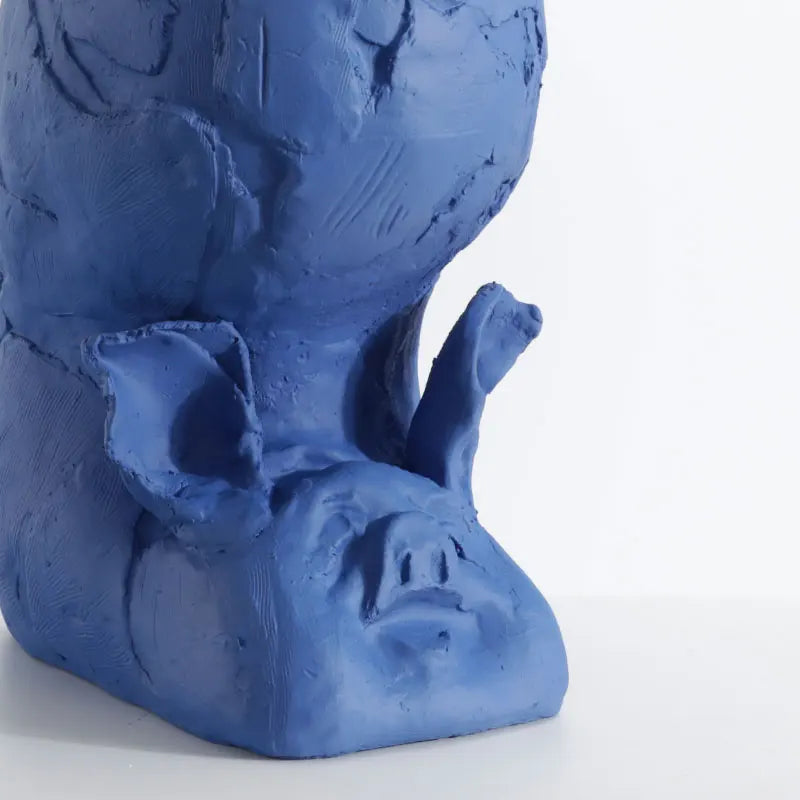 Afralia™ Cartoon Pig Handicrafts: Colorful Simulation Animal Figurine for Children's Room