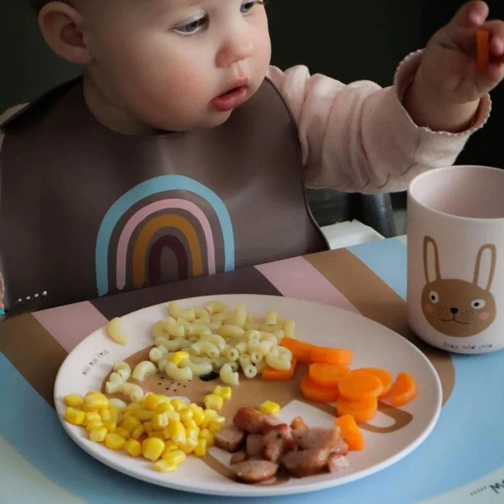 Afralia™ Animal Print Bamboo Fiber Salad Plate Kitchen Tableware