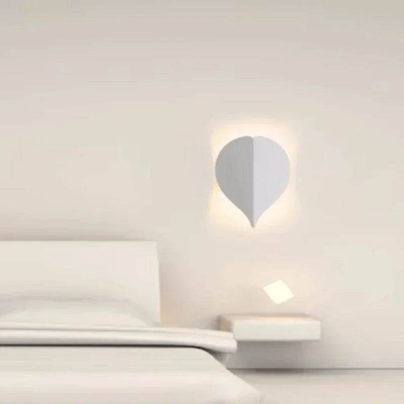 Afralia™ Nordic Leaf LED Wall Lamp for Modern Minimalist Indoor Decor