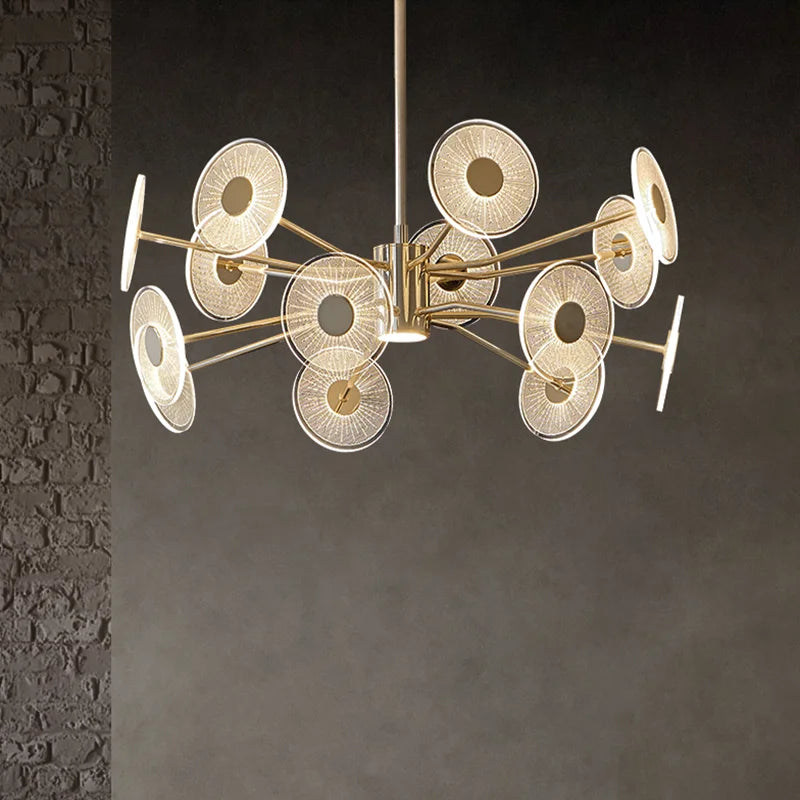 Afralia™ Luxury Nordic LED Chandelier for Living, Dining, and Bedroom