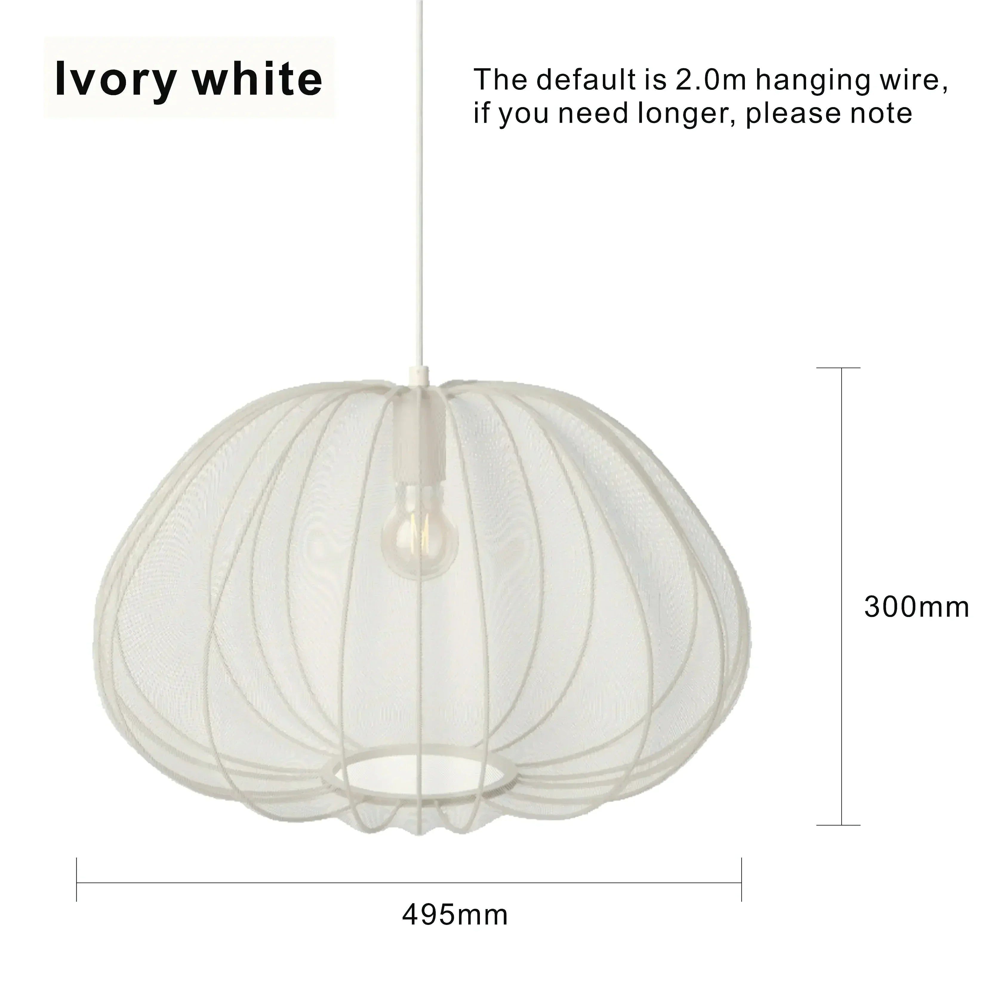 Scandinavian Silk Balloon Chandelier by Afralia™ - Home Decor Lighting Fixture