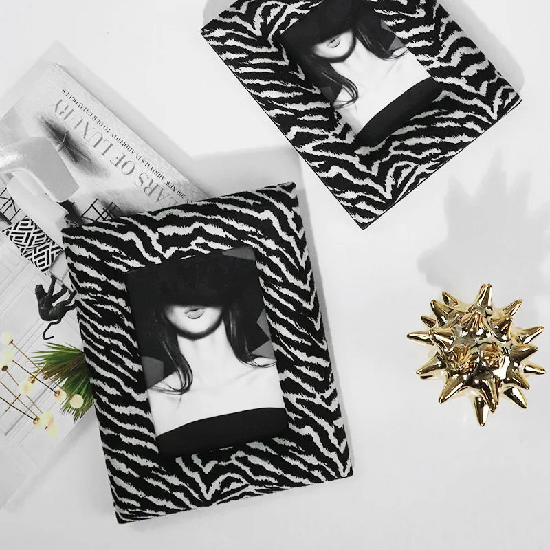 Leopard Print Photo Frame: Afralia™ Desktop & Wall Decoration Piece