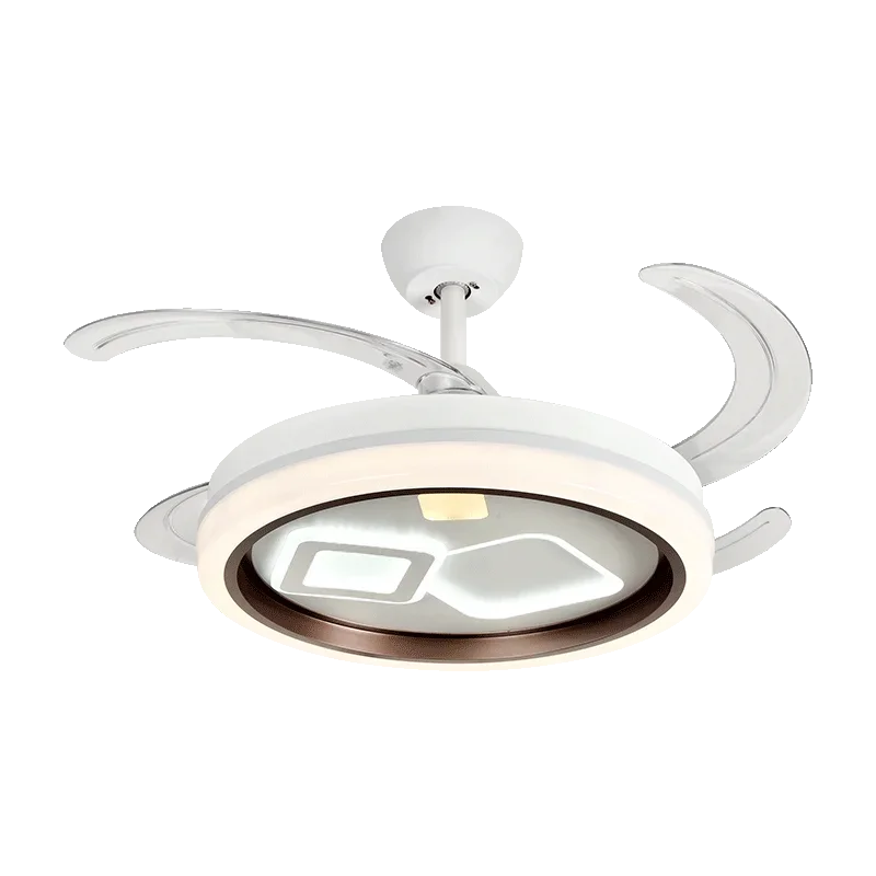 Afralia™ Smart Ceiling Fan Light with Remote Control | Slient Design & LED | Dining Room Ready