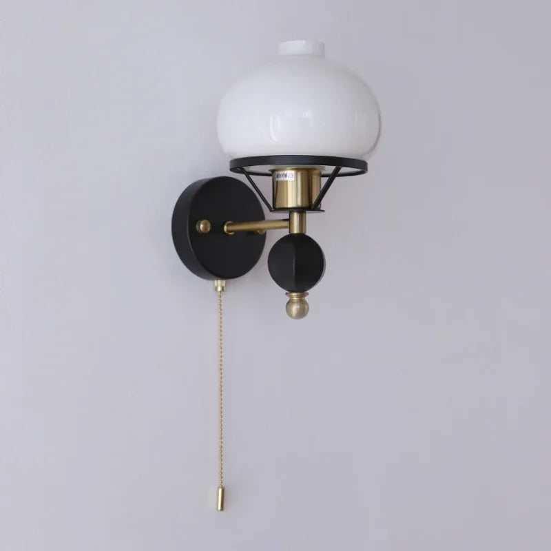 Afralia™ French Retro Living Room Bedroom Wall Lamp