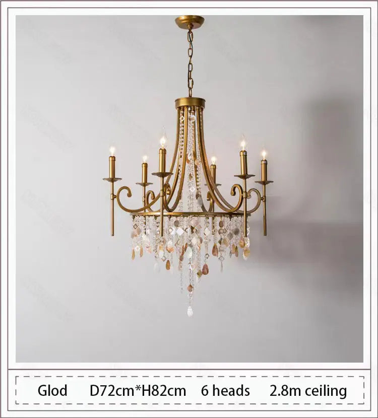 Afralia™ Retro Duplex Crystal Chandelier for Villa Living Room, Staircase, and Home Decor
