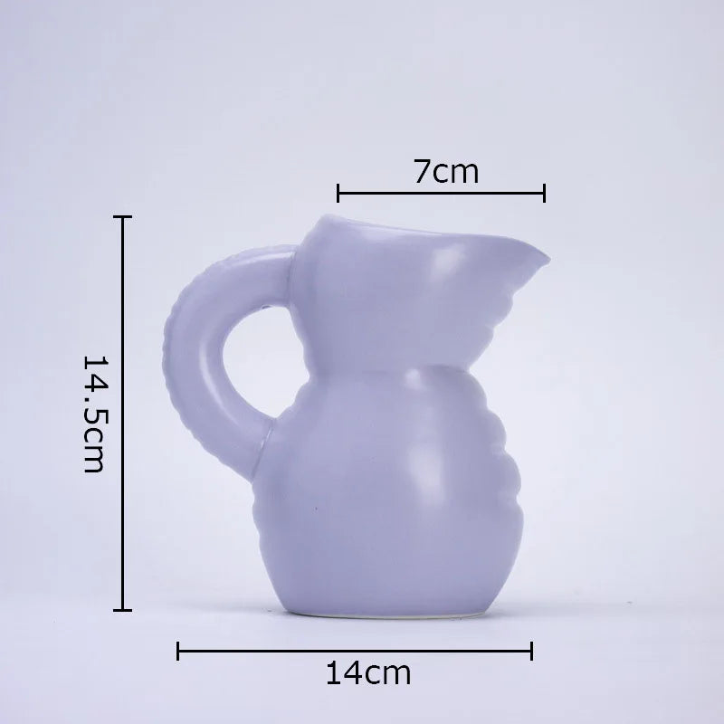 Afralia™ Multicolour Ceramic Vase for Modern Room Decor