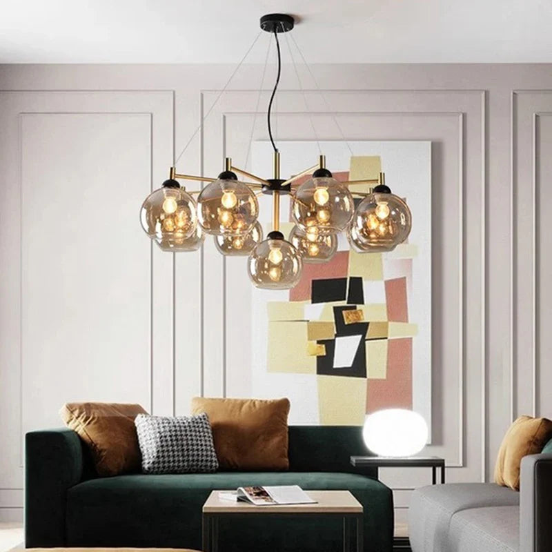 Modern LED Chandeliers for Living & Dining Room - Afralia™ Indoor Pendant Lighting