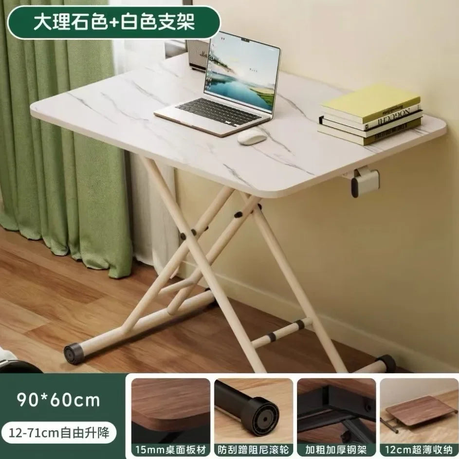 Afralia™ Tea Table: Multi-functional Lift Coffee Desk, Portable Side Bed Furniture