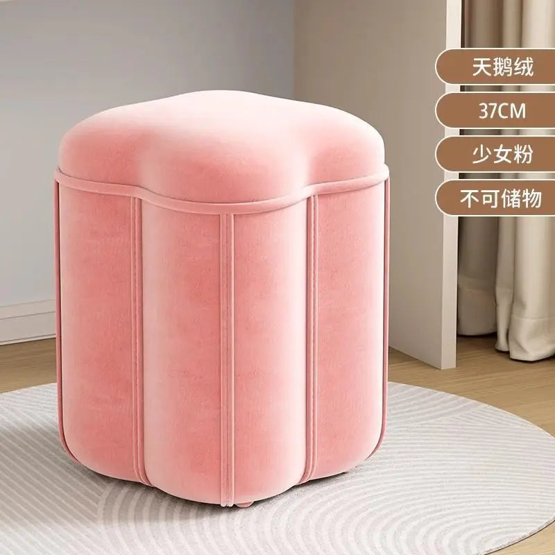 Afralia™ Sensory Storage Clover Makeup Stool