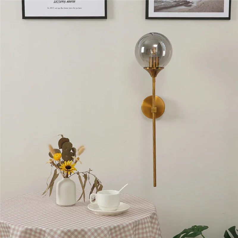 Afralia™ Nordic Modern LED Wall Lamp for Living Room and Bedroom