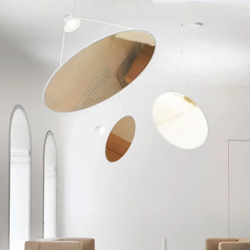 Afralia™ Nordic Minimalist LED Pendant Chandelier for Living, Dining, and Study Room