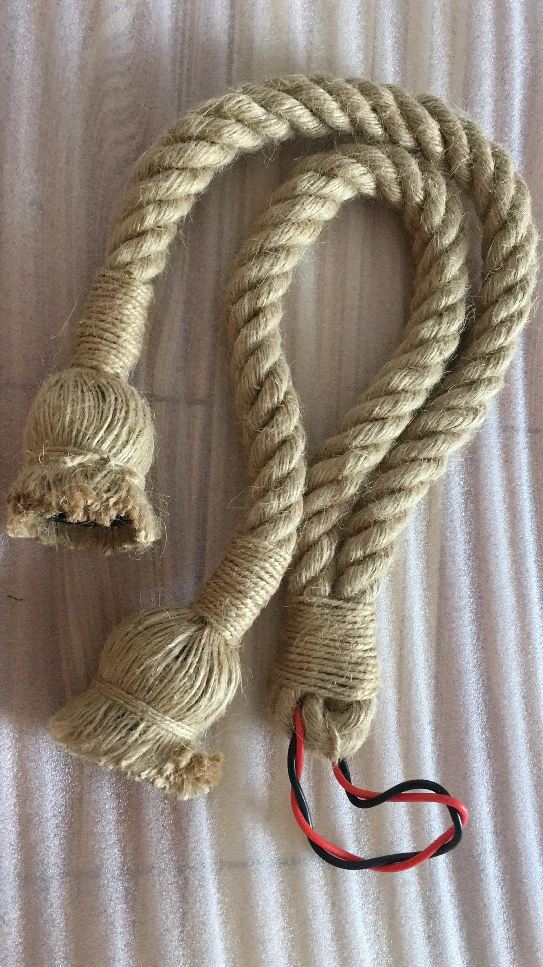 Afralia™ Hemp Rope Pendant Lights: Vintage Industrial Hanging Lamp for Home Decor