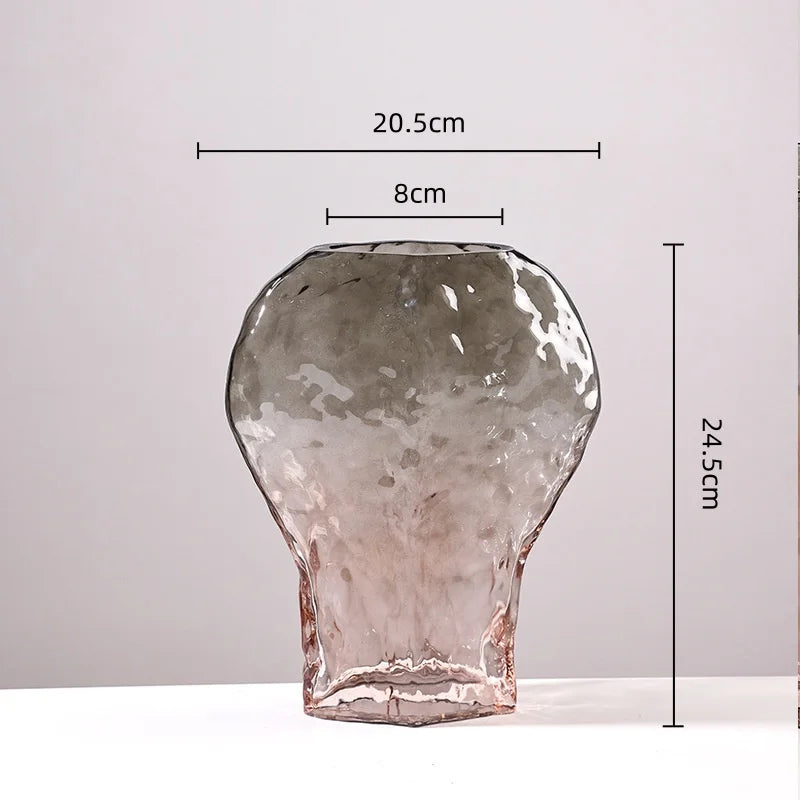 Afralia™ Golden Geometric Glass Vase Hydroponics Terrarium Home Decoration Accessories