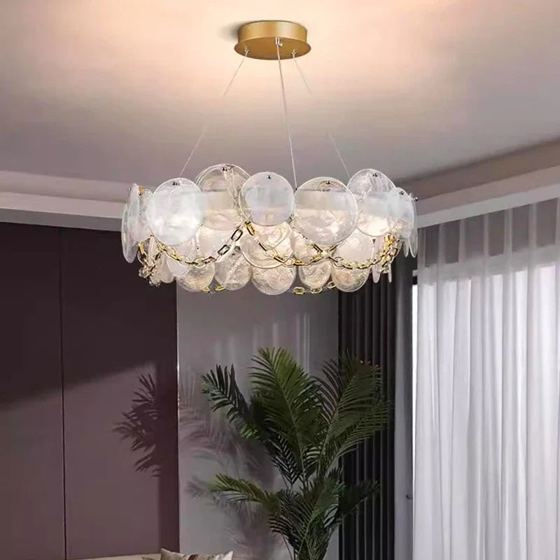 Afralia™ Nordic LED Pendant Chandelier for Cozy Bedroom Decor