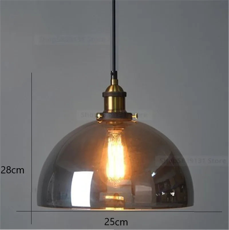 Afralia™ Nordic Glass Ball Pendant Lights for Modern Living Room LED Decor