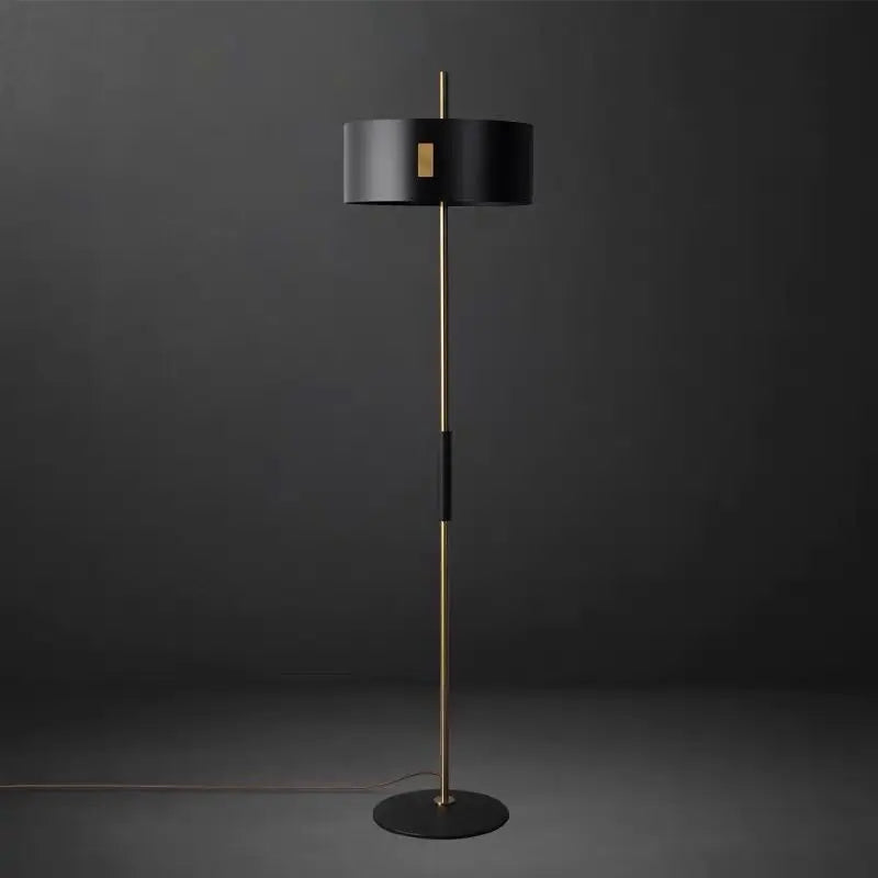 Afralia™ Black Metal E27 Floor Lamp for Stylish Indoor Lighting