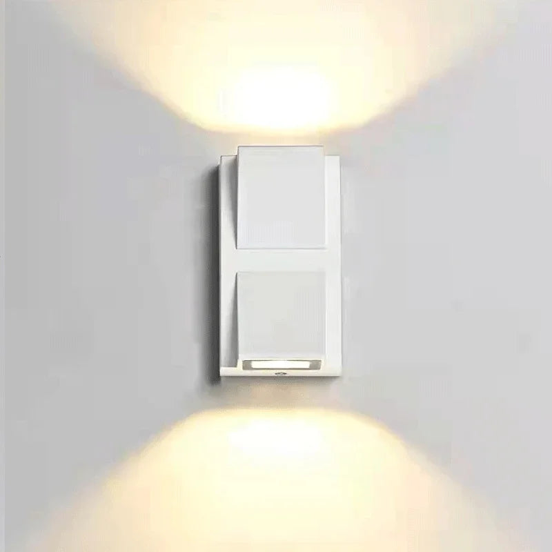 Afralia™ LED Outdoor Porch Wall Light Waterproof Yard Lamp - Single/Double Kit