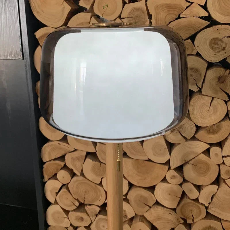 Afralia™ Glass Floor Lamp: Modern Nordic Ins Sofa Decor Lighting for Living Room