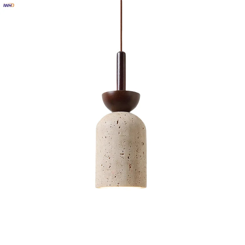 Afralia™ Modern Wood Wire LED Pendant Light Fixture for Indoor Bedroom Loft Bar