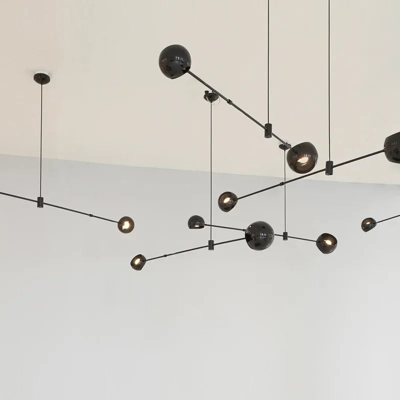 Afralia™ LED Chandelier: Modern Designer Pendant Lights for Living, Dining Room, Kitchen.