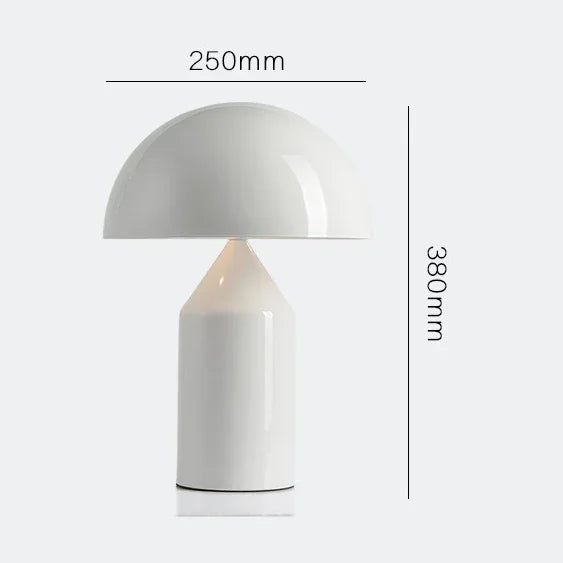 Afralia™ Designer Mushroom Desk Lamp LED Light for Bedroom
