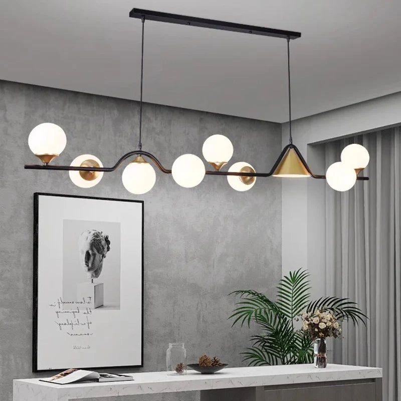 Afralia™ Nordic Dining Room Pendant Light Chandelier for Indoor Living Room Lighting