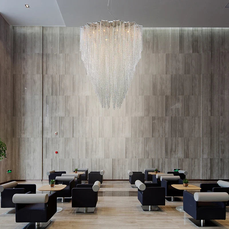 Afralia™ Crystal Tassel Pendant Light: Italian Postmodern Luxury for Bedroom & Restaurant