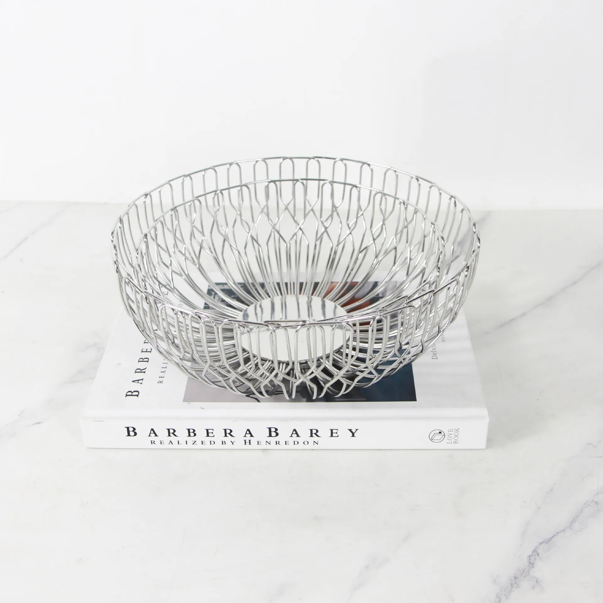 Afralia™ Steel Fruit Basket Tray: Stylish Kitchen Organizer & Home Decoration