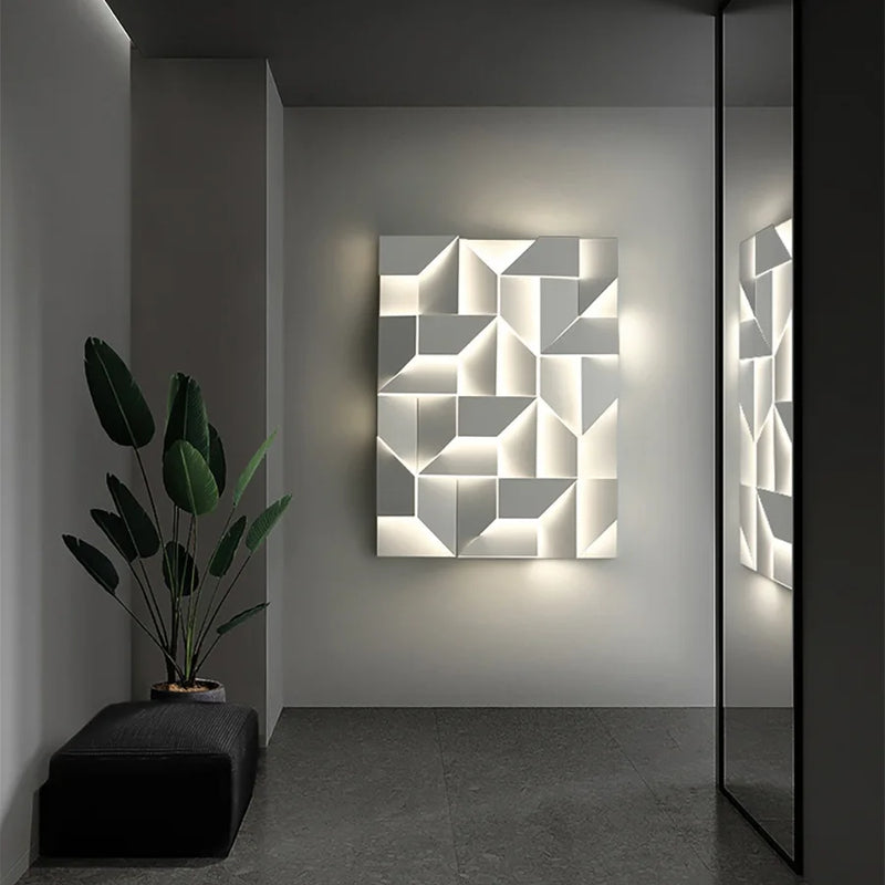 Afralia™ Grand Sconce Lamp: 3D Wall Shadows for Home Indoor Decor