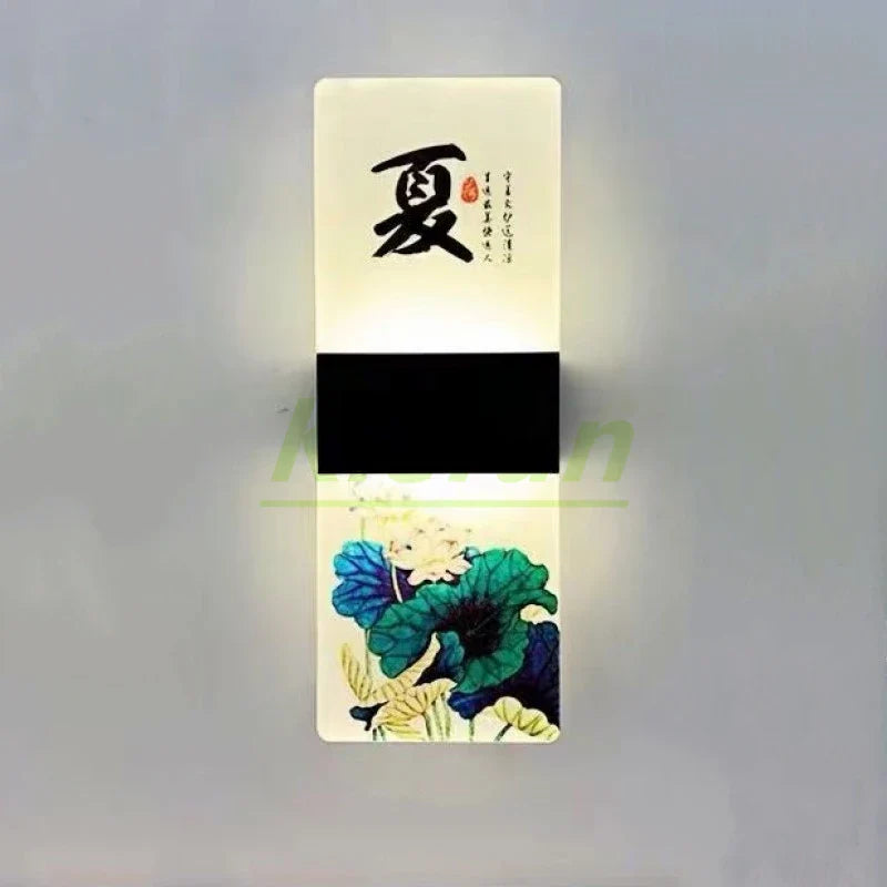 Afralia™ Flower LED Wall Lamp for Bedroom Study Restaurant Living Room Decoration