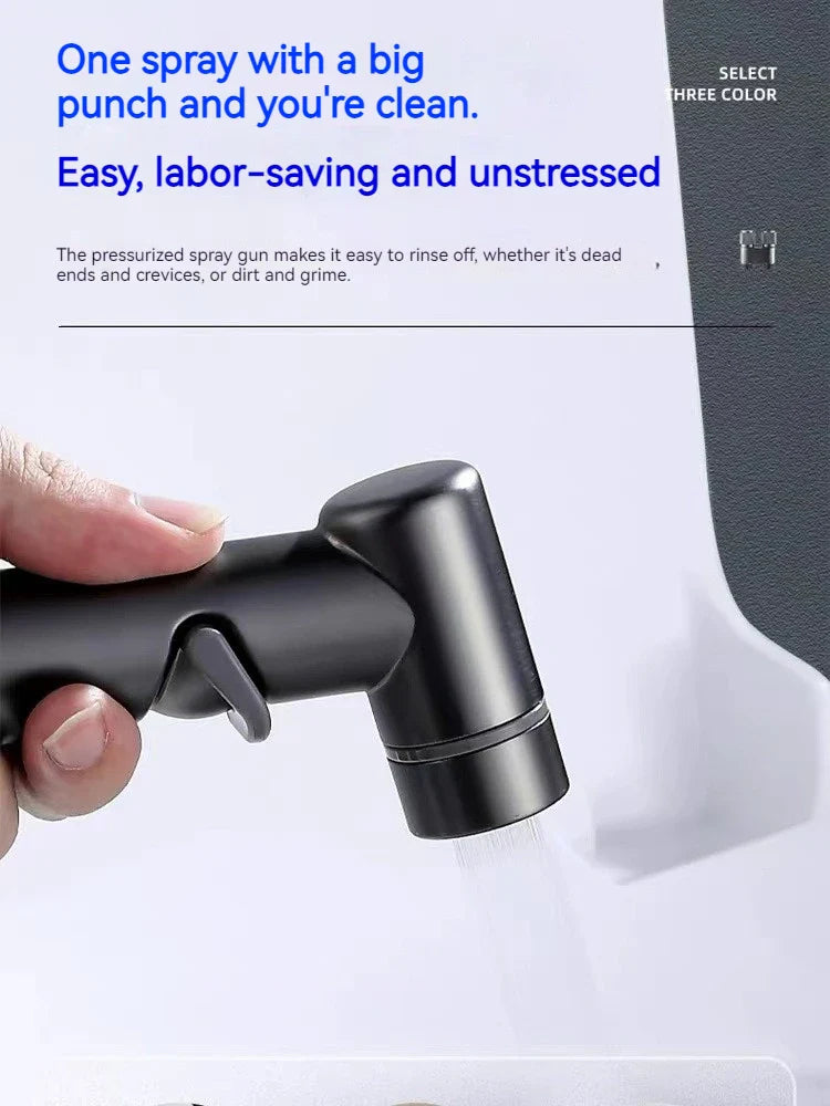 Afralia™ Portable Bidet Toilet Shower Head for Smart Bathroom & Kitchen Storage