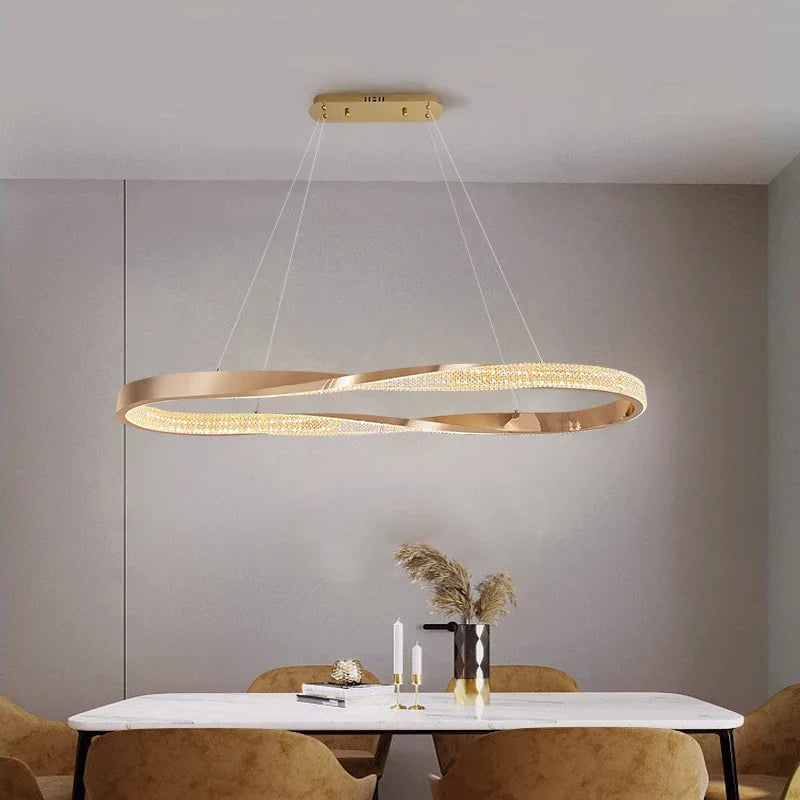 Afralia™ Modern LED Pendant Light Lamps | Chandeliers for Living and Dining Room