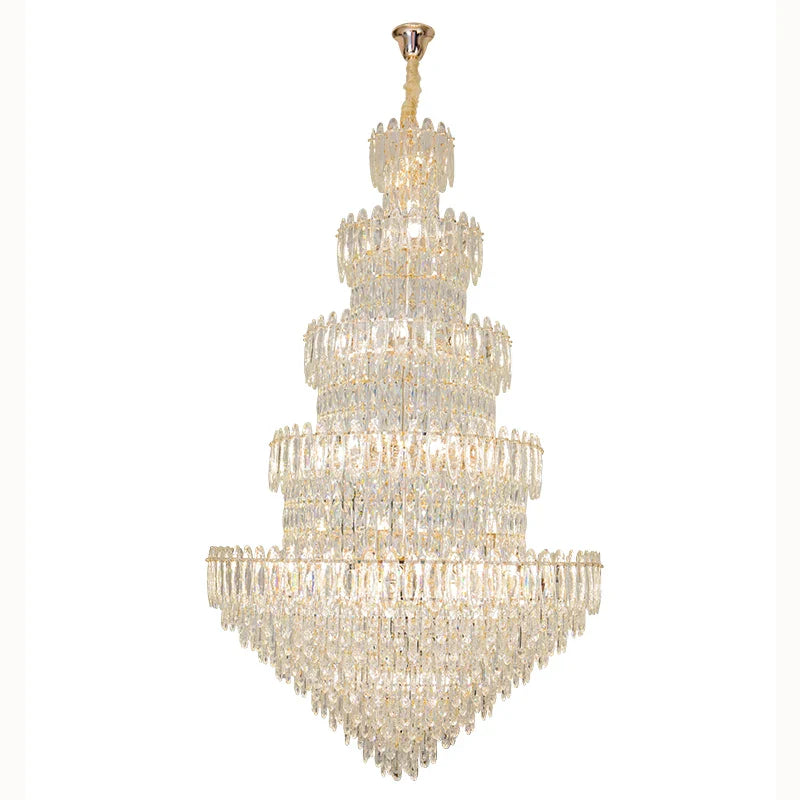 Afralia™ Luxury Crystal Chandelier: Modern European Style Main Dining Room & Living Room Lighting