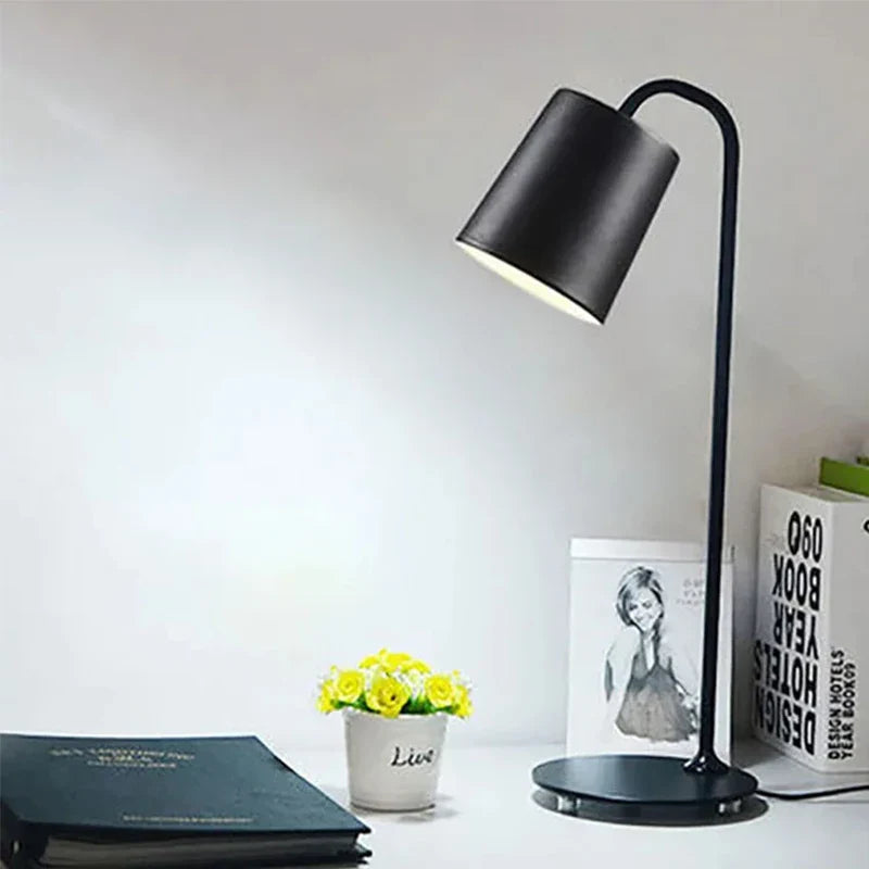 Afralia™ Modern Art LED Table Lamp for Children's Bedside, Warm Home Decor Night Light