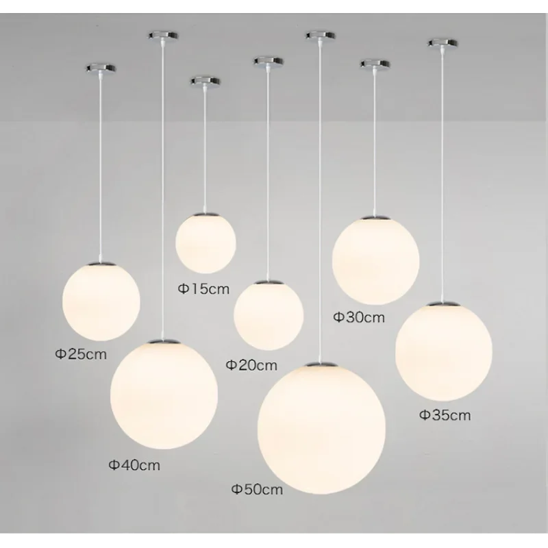 Afralia™ Glass Ball Chandelier: Nordic Restaurant & Home Decor Lighting