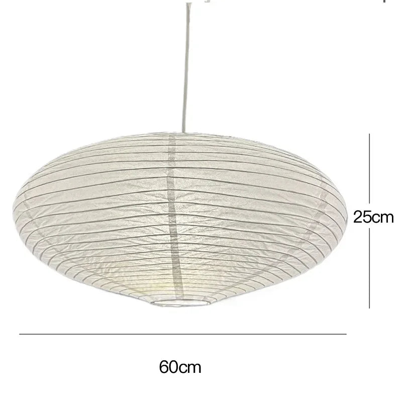 Afralia™ Rice Paper Ceiling Hanging Lamp Designer Pendant Light for Living Room