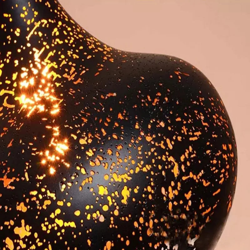 Afralia™ Etched Wrought Iron Chandelier, Industrial Style LED Lighting Fixture