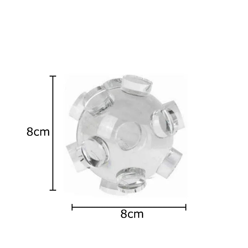 Afralia™ Virus Cell Model Crystal Ball Sculpture Room Decor