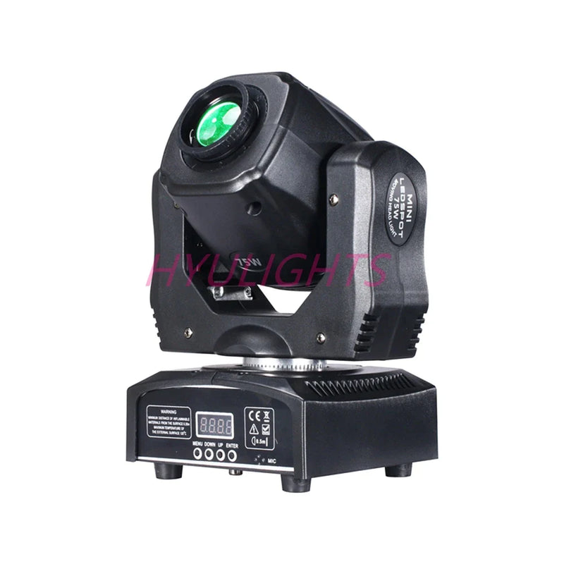 Afralia™ 75W LED Moving Head Spot Light Gobo Color DJ Beam Disco Equipment