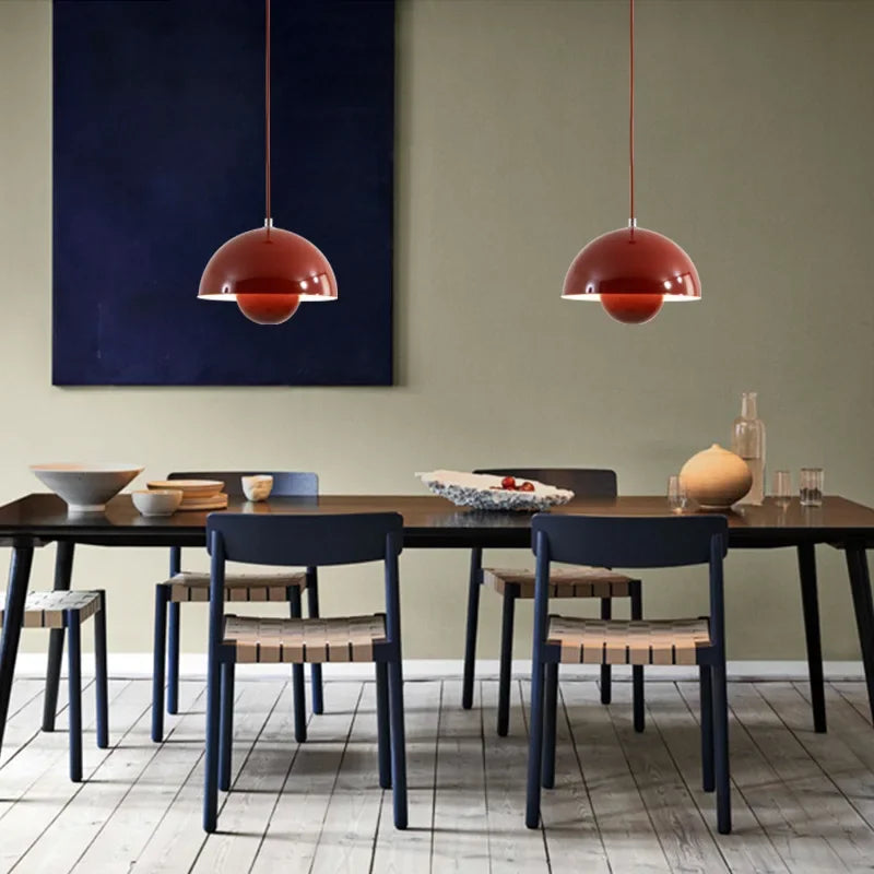 Nordic Semicircular Pendant Light Chandelier for Dining Room Decor by Afralia™