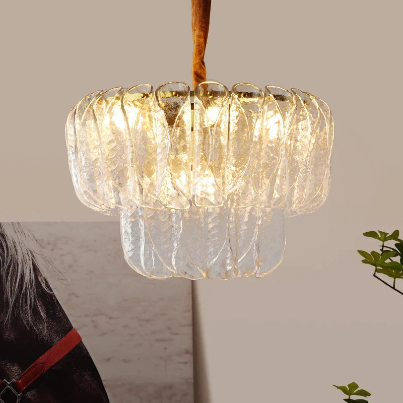 Afralia™ Modern Duplex Building Chandelier - High-End Handmade Luxury Bedroom Lamp