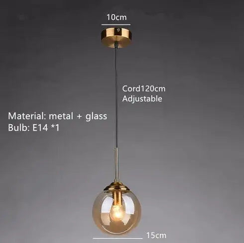 Afralia™ Glass Bubble Chandelier: Vintage Industry Lighting for Living Bedroom Kitchen